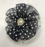 کش مو حریر ساده خالدار – قطر ۸ سانتی‌متری